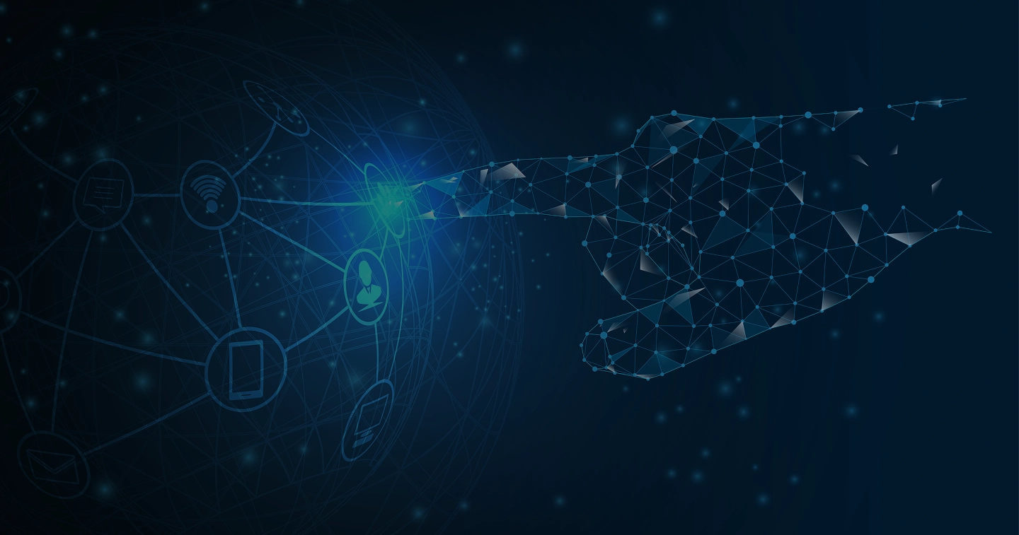 Grafica di sfondo della pagina contatti di Anelixio